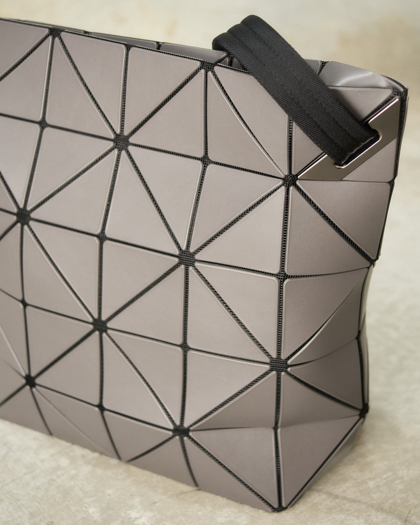 Charcoal Grey Blocky Shoulder Bag