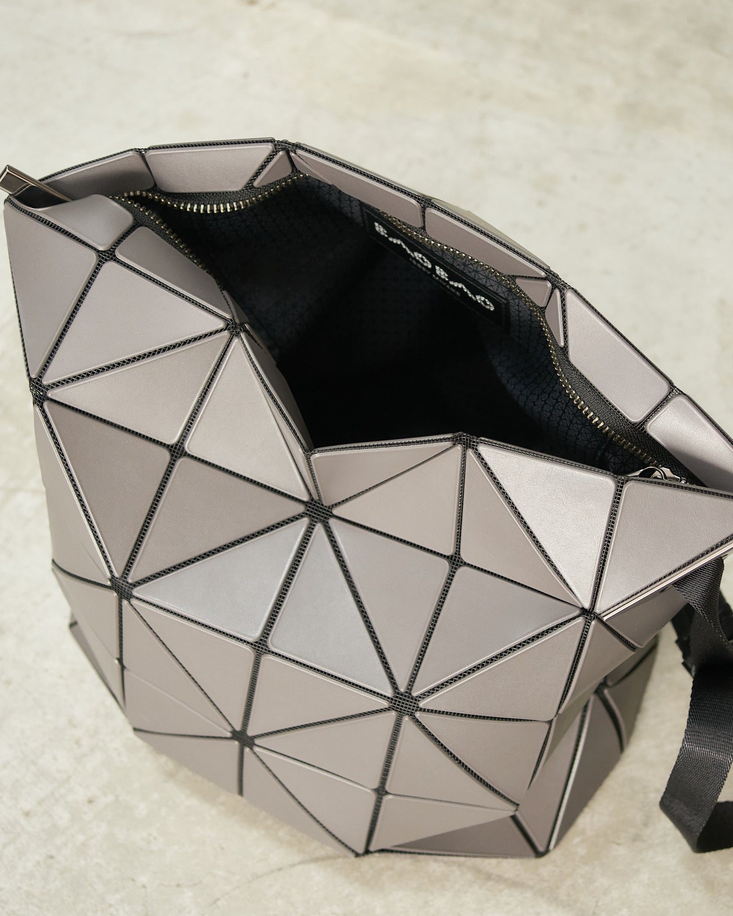 Charcoal Grey Blocky Shoulder Bag