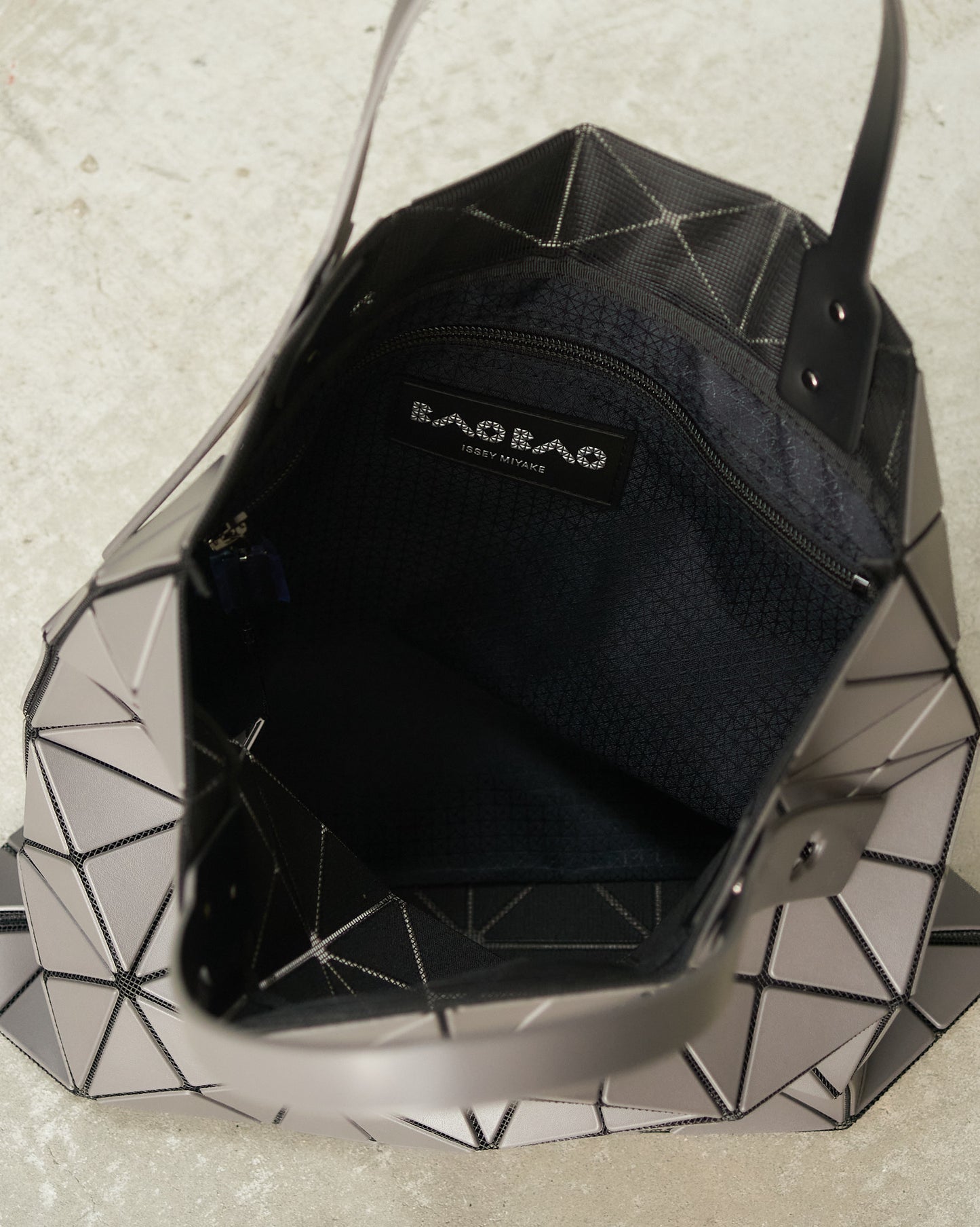 Charcoal Grey Lucent Tote Bag