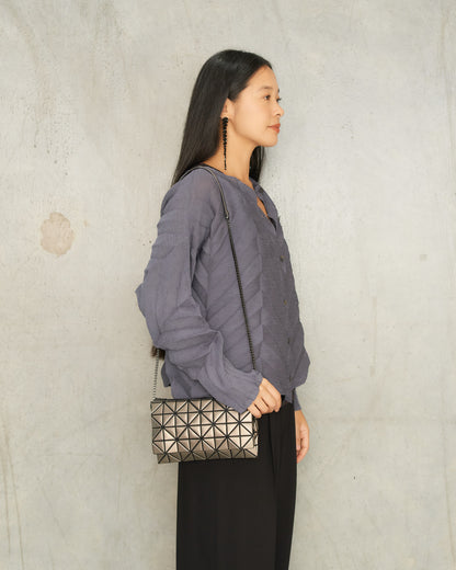Gunmetal Platinum Chain Coffret Bag