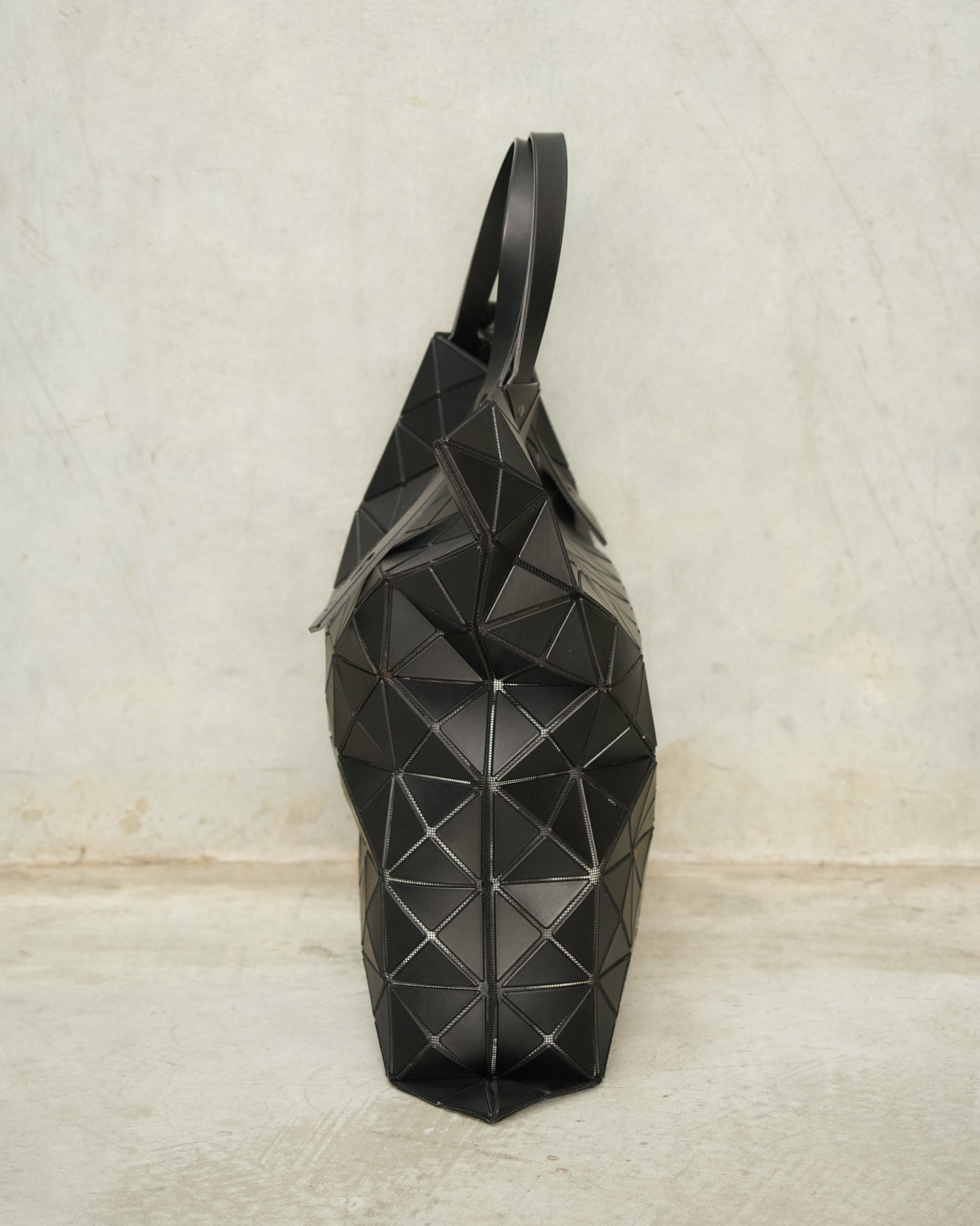 Matte Black Lucent Large Tote