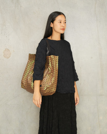 Metallic Orange Cart Insect Tote Bag