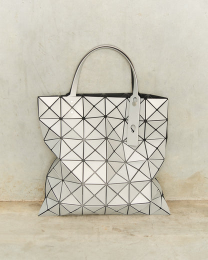 Silver Two Tone Lucent Tote Bag
