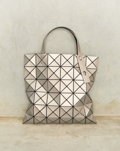 Silver Two Tone Lucent Tote Bag