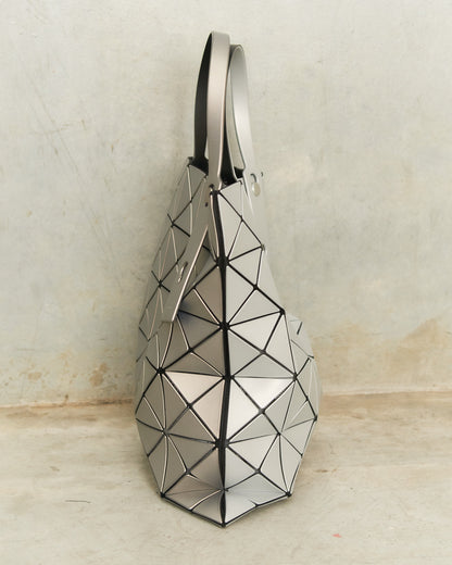 Silver Two Tone Lucent Tote Bag