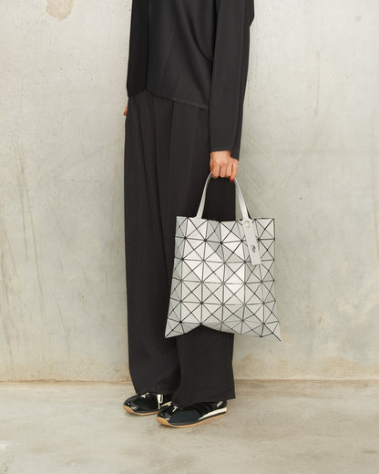 Silver Two Tone Lucent Tote Bag