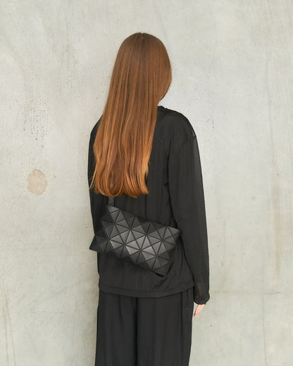 Matte Black Lucent Shoulder Bag