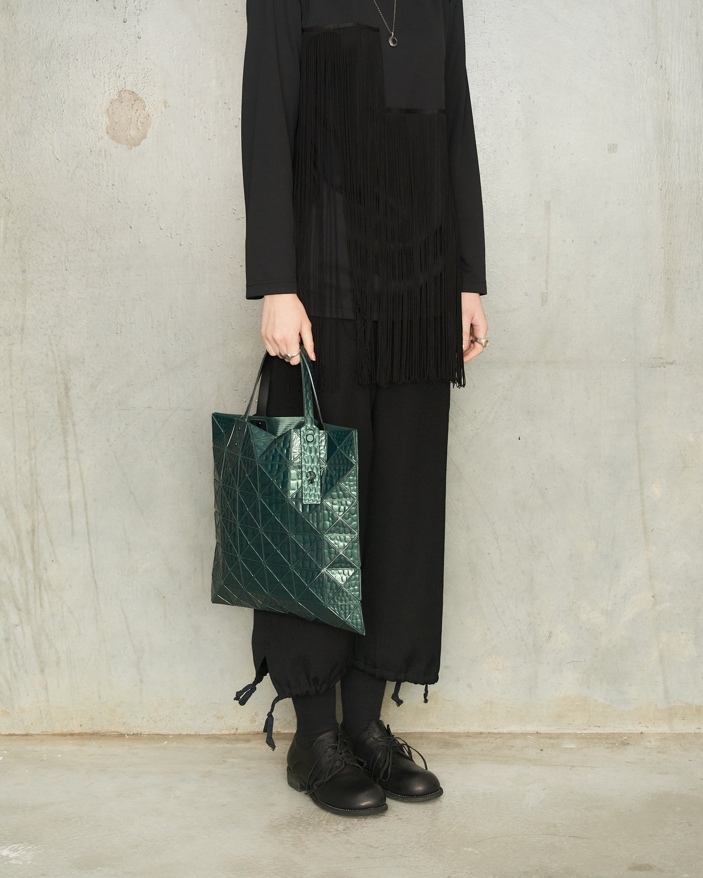 Metallic Green Kaiju Tote Bag