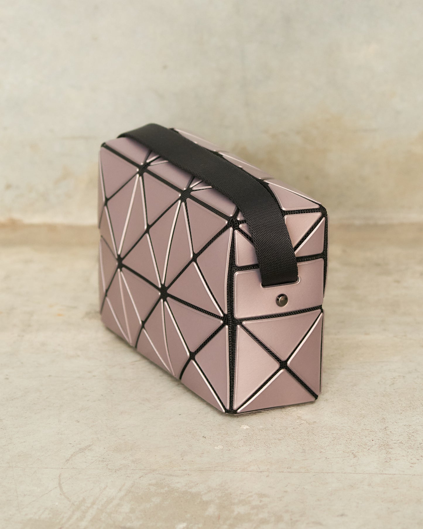 Pink Metallic Cuboid Shoulder Bag