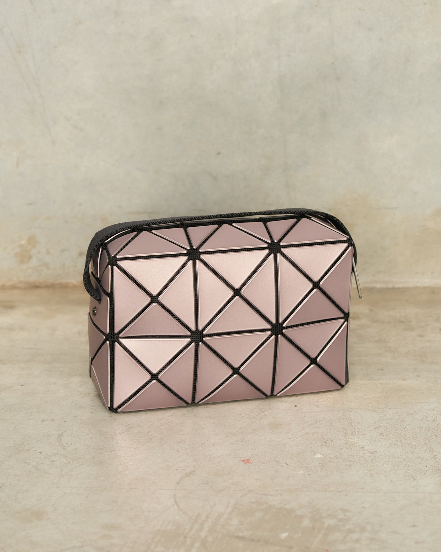 Pink Metallic Cuboid Shoulder Bag