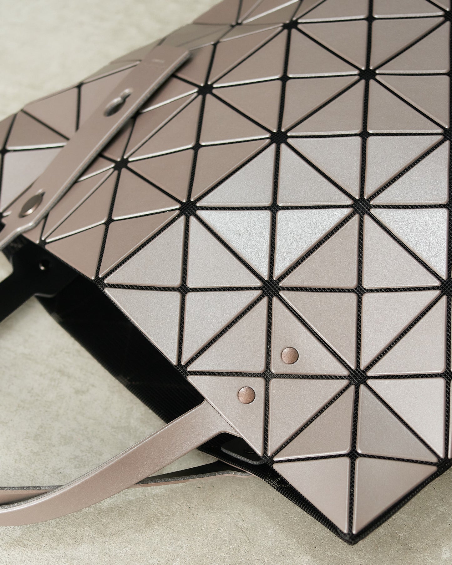 Stone Lucent Metallic Tote