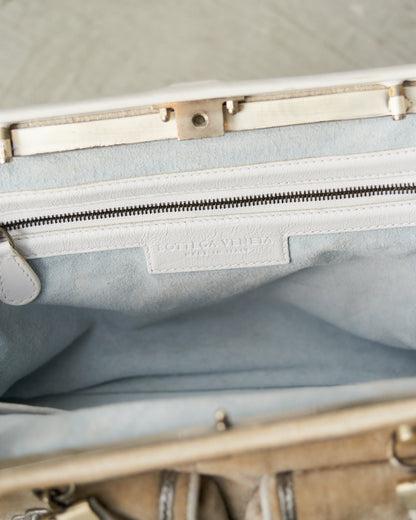 Bottega Veneta SS2006 Beige Velvet Handbag
