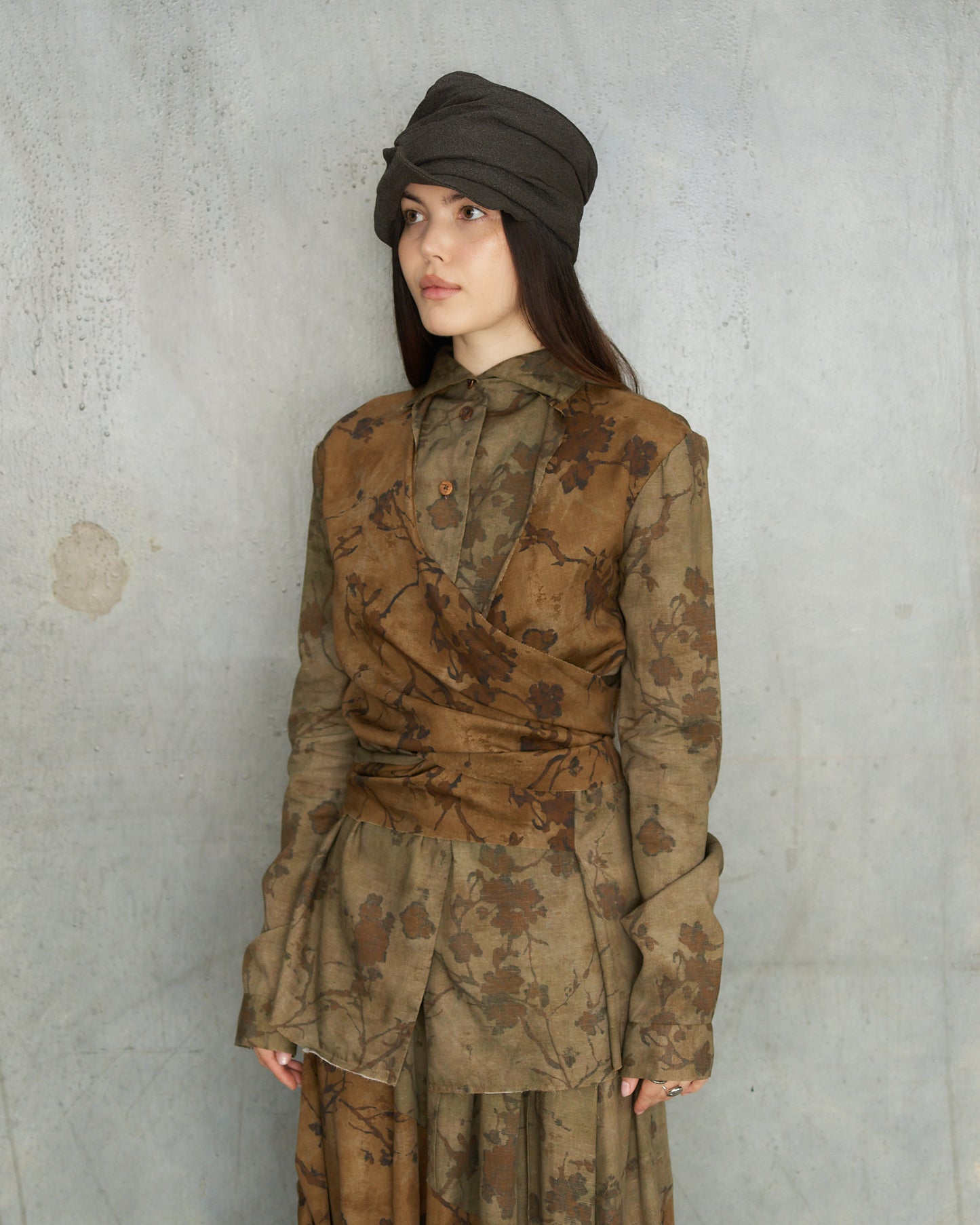 Brown Dart Hat