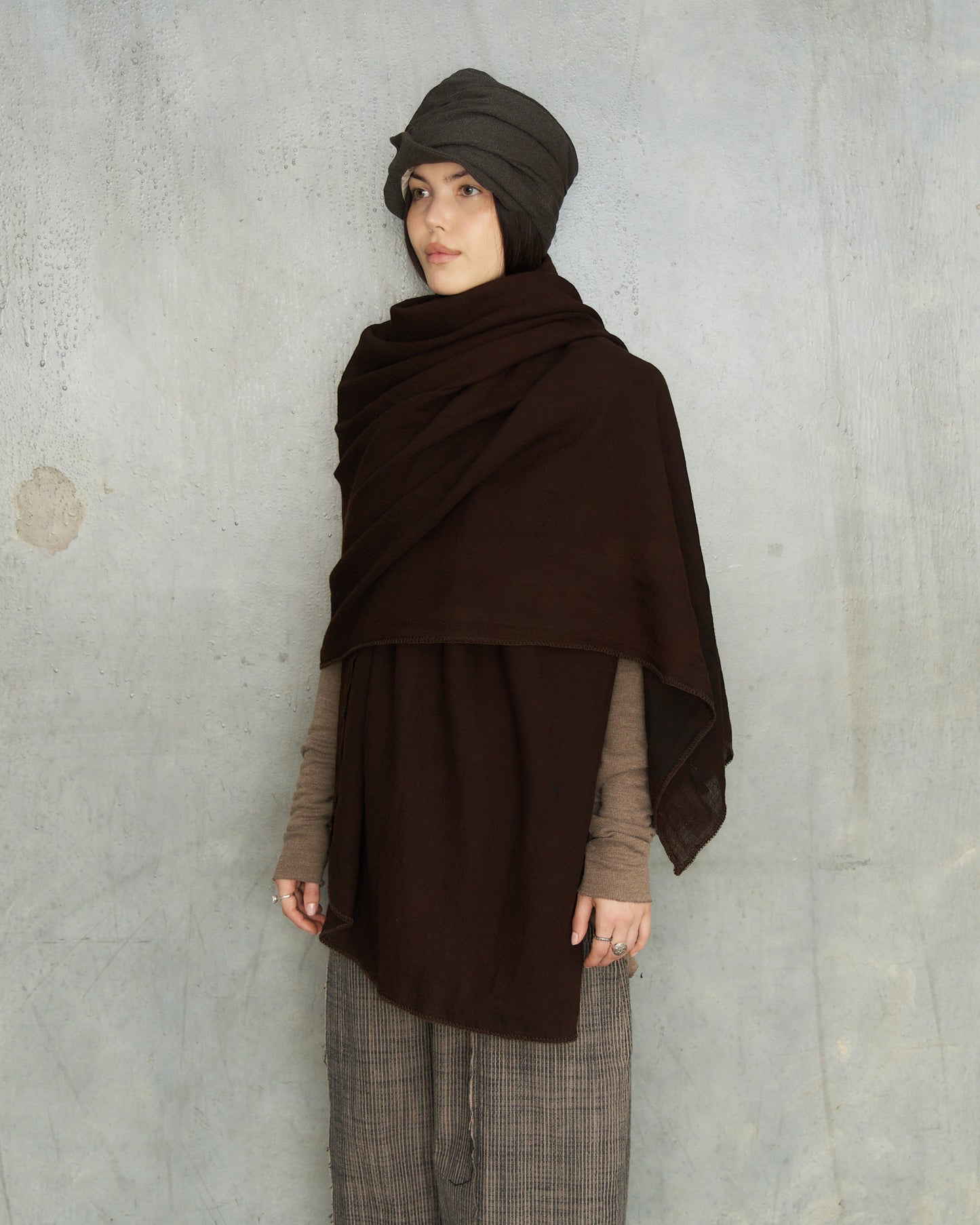 Brown Dyed Scarf