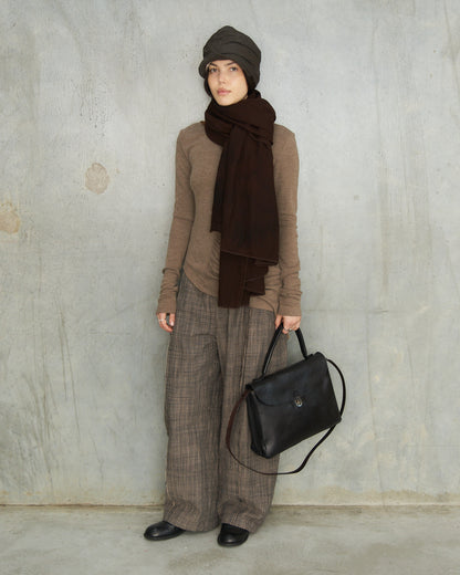 Brown Dyed Scarf