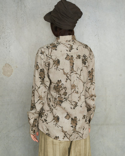 Pale Olive Floral Shirt
