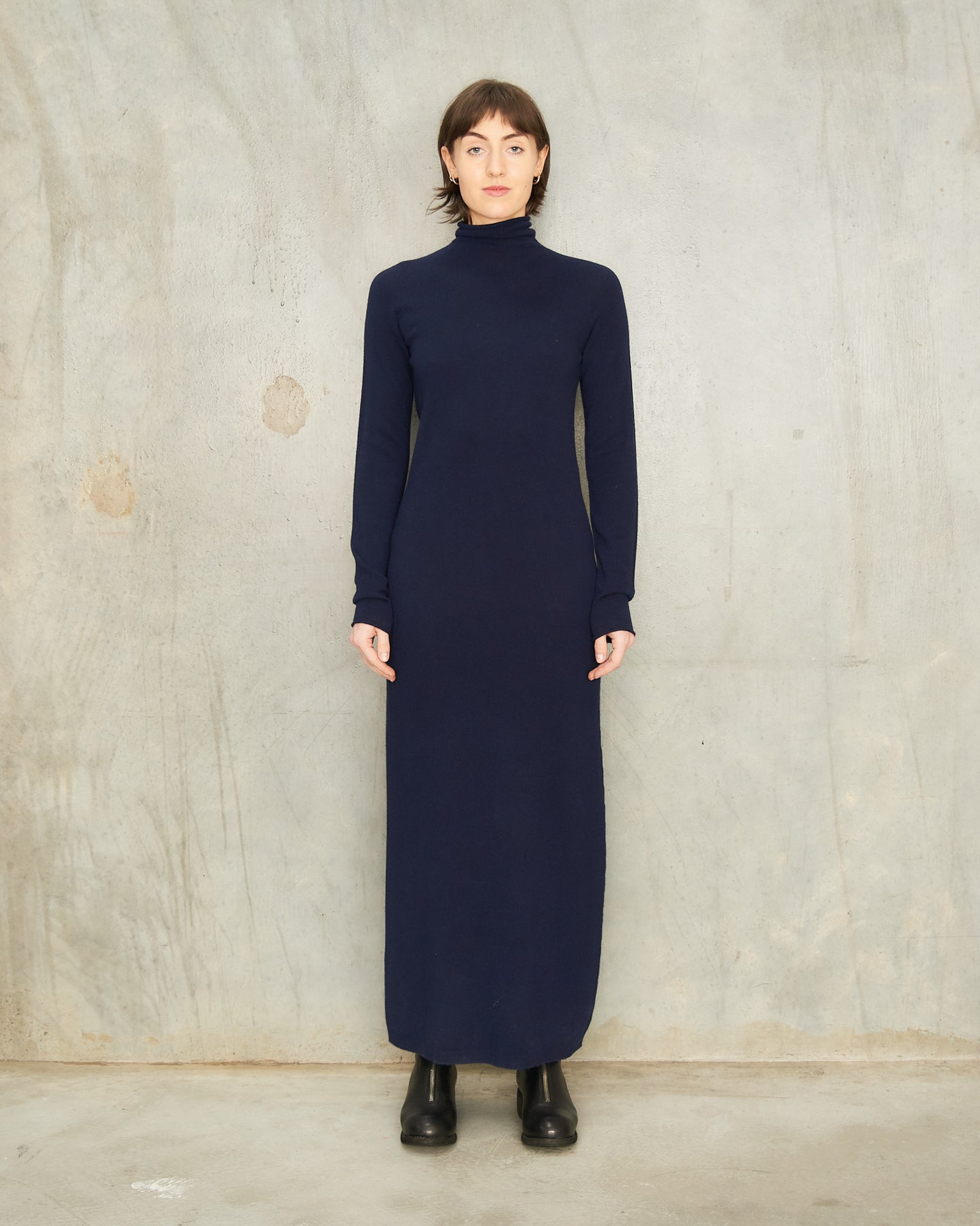 Dark Navy Kiliox Knitted Dress