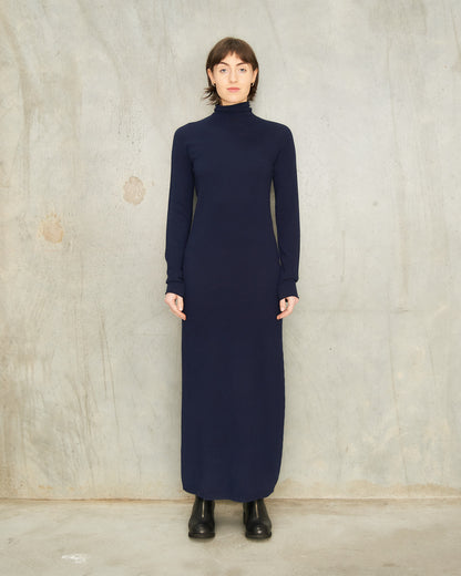 Dark Navy Kiliox Knitted Dress