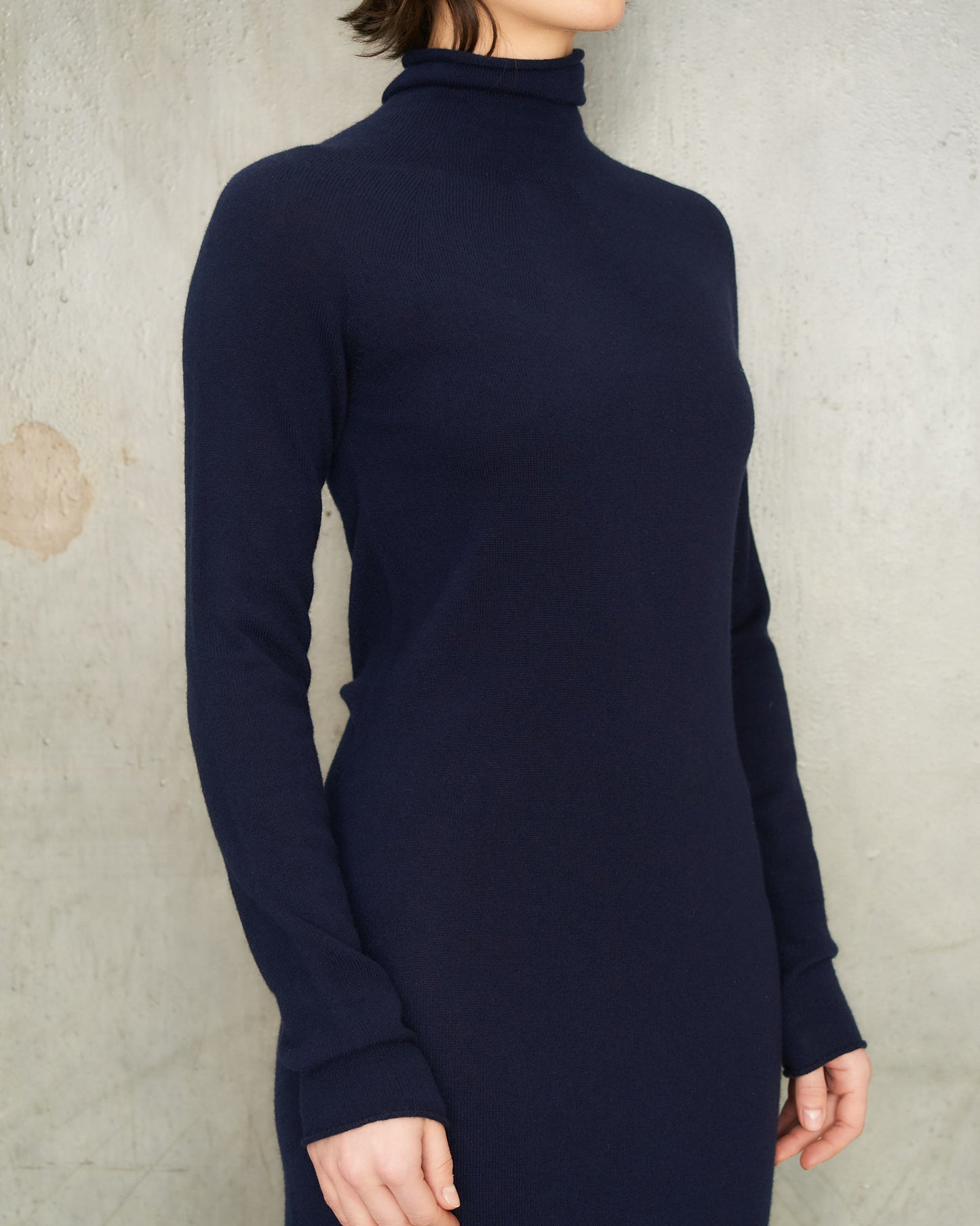 Dark Navy Kiliox Knitted Dress