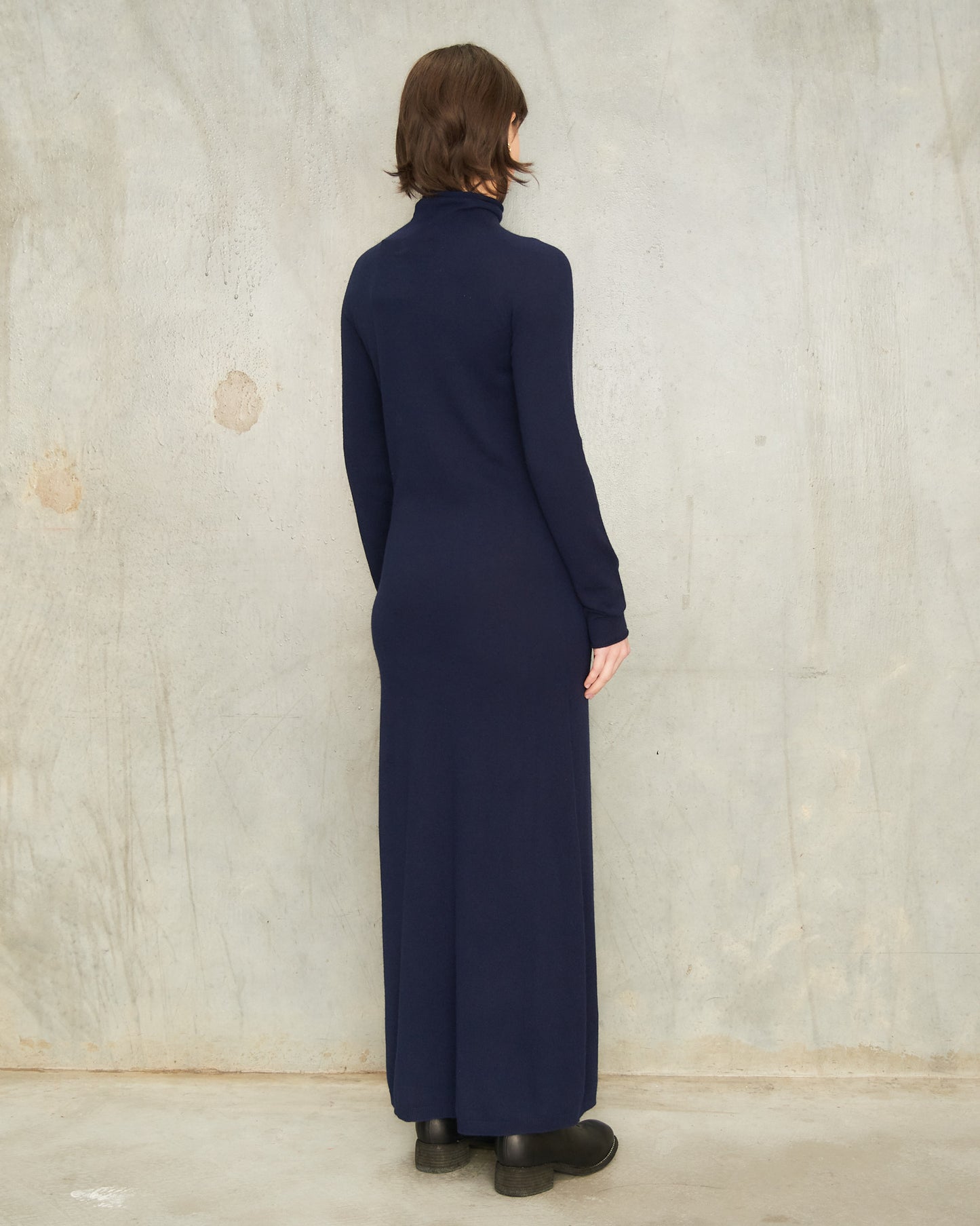 Dark Navy Kiliox Knitted Dress