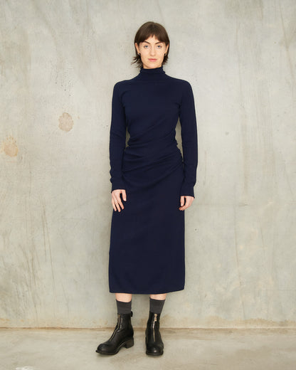Dark Navy Kiliox Knitted Dress