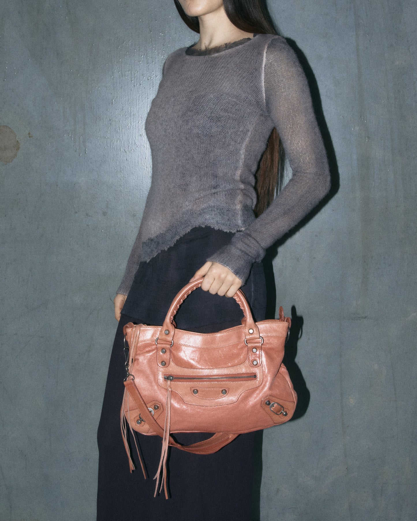 Balenciaga Pink Le City First Bag
