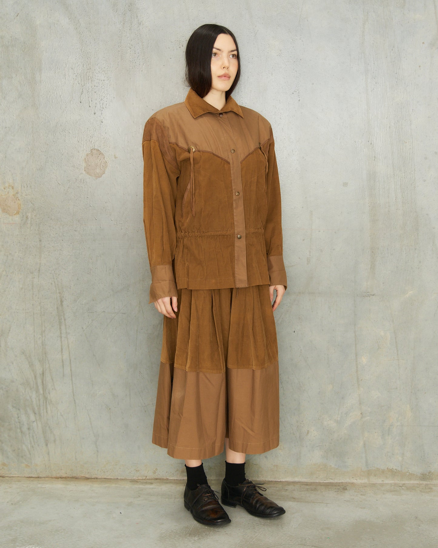 Claude Montana Brown Western 2 Piece Ensemble