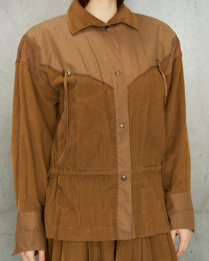 Claude Montana Brown Western 2 Piece Ensemble