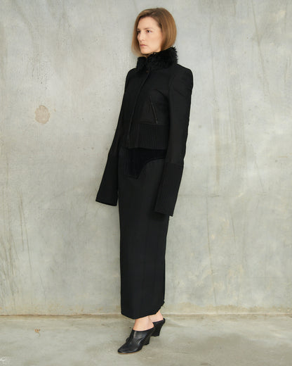 Comme Des Garcons FW2001 Black Corset Skirt 2 Piece