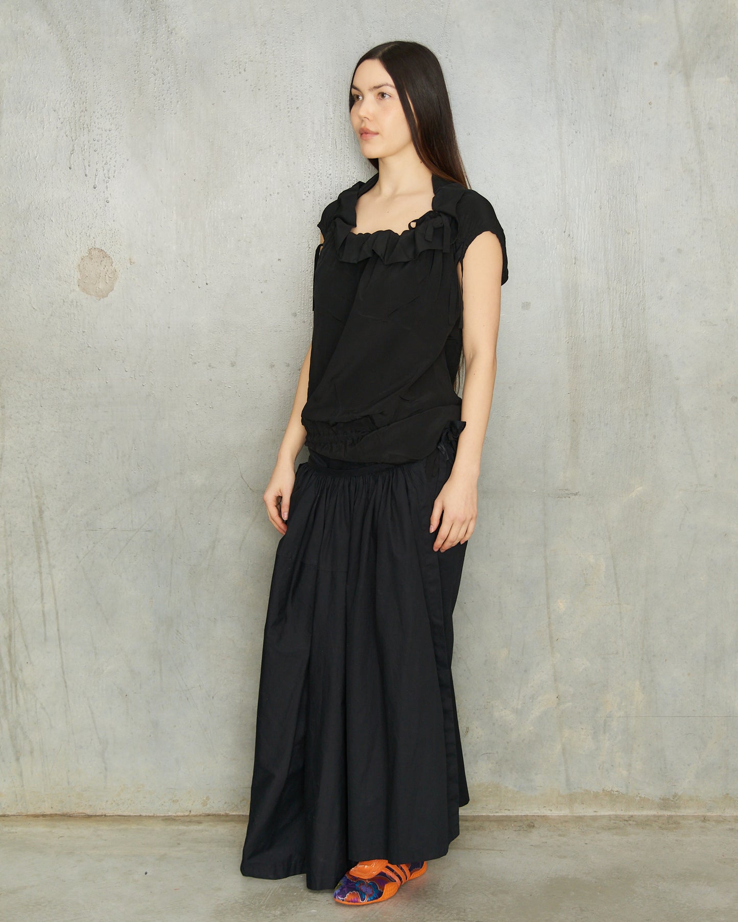 Comme Des Garcons AW2001 Black Skirt Trousers