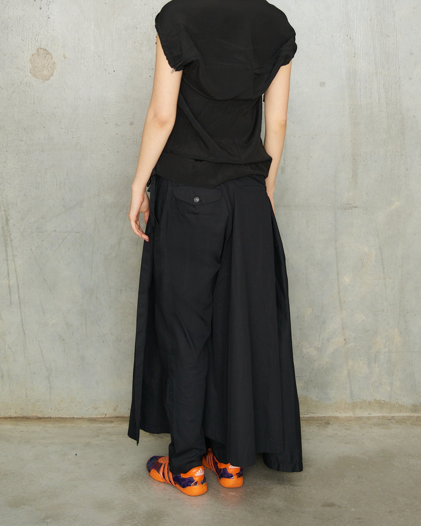Comme Des Garcons AW2001 Black Skirt Trousers