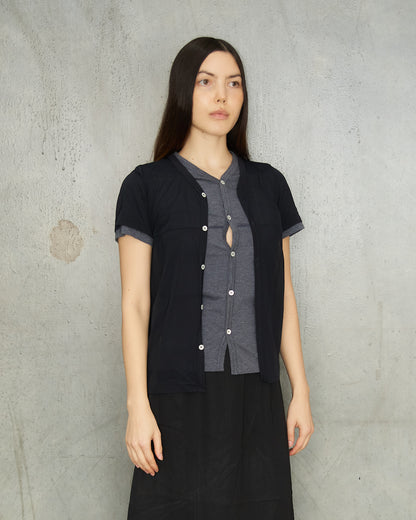Comme Des Garcons FW1999 Double Layer Button Up Tee