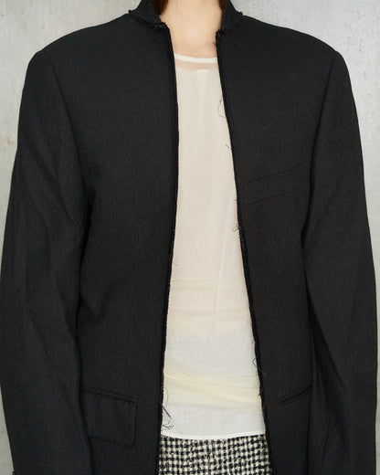 Comme Des Garcons FW1994 Charcoal Speckle Deconstructed Blazer