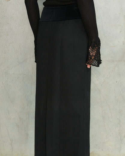 Comme Des Garcons FW2001 Black Corset Skirt 2 Piece