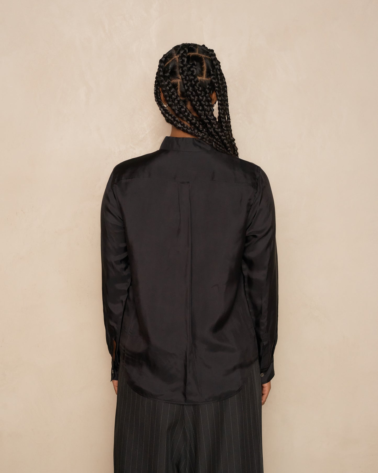 Black Bow Long Sleeve Shirt