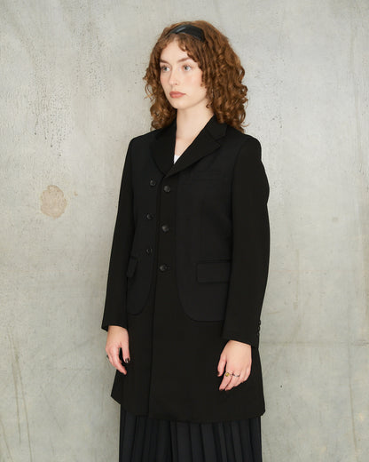 Black Double Layered Blazer