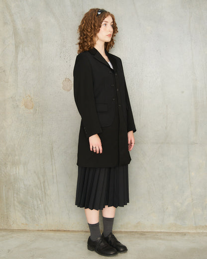 Black Double Layered Blazer