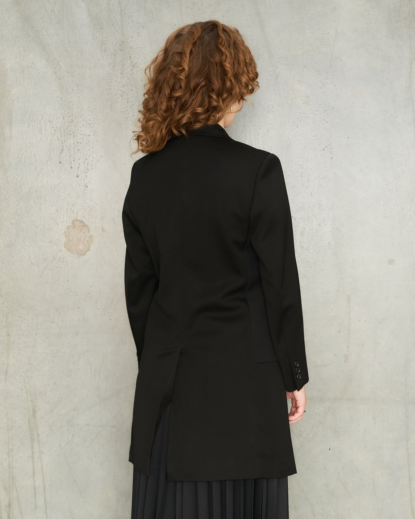 Black Double Layered Blazer