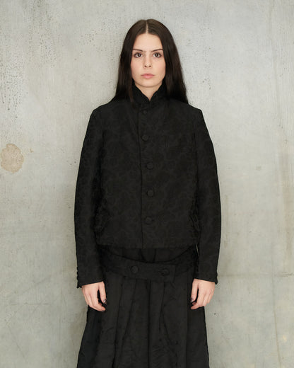 Comme Des Garcons Black Jacquard Jacket