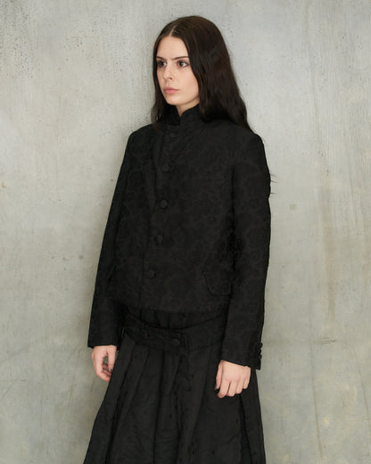 Comme Des Garcons Black Jacquard Jacket
