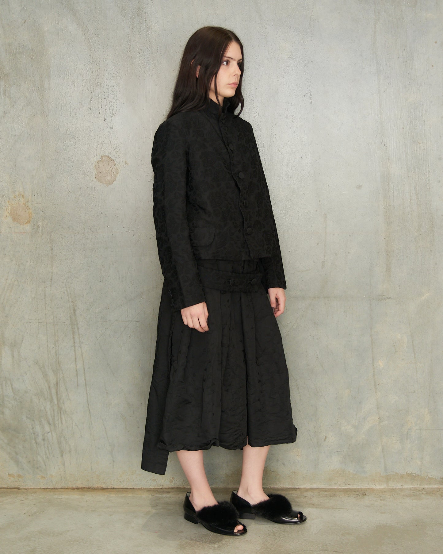 Comme Des Garcons Black Jacquard Jacket
