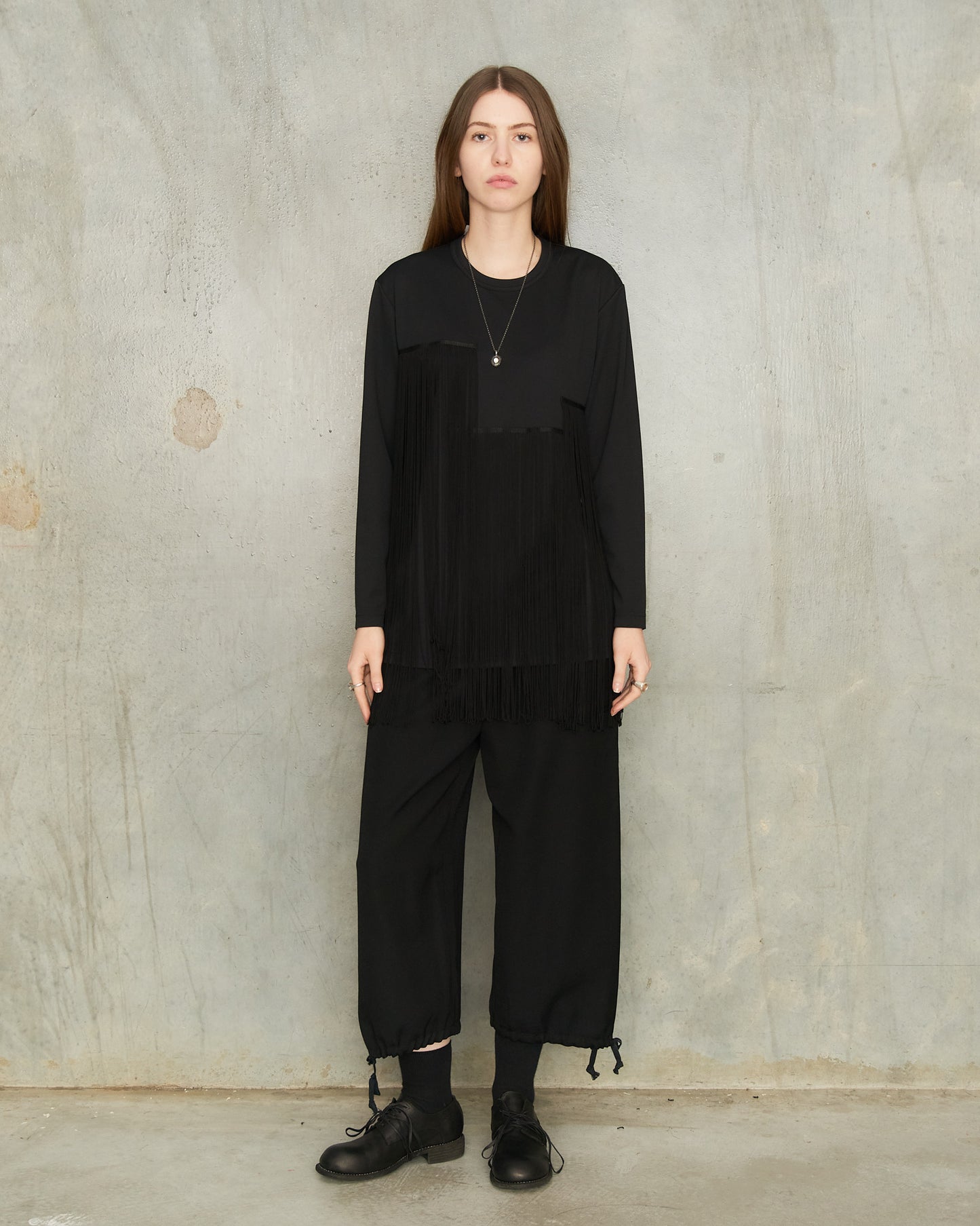 Black Relaxed Balloon Pants