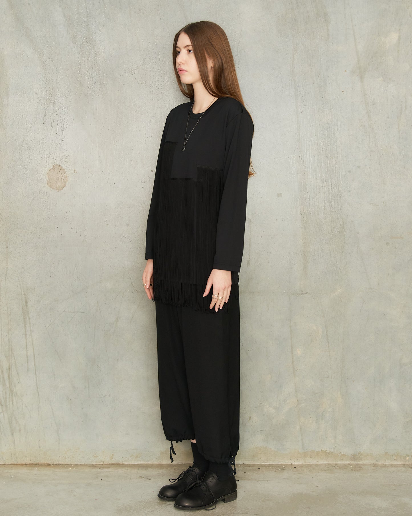 Black Relaxed Balloon Pants