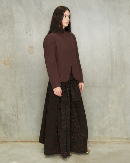 Comme des Garcons FW1998 Brown Lazer Cut Jacket