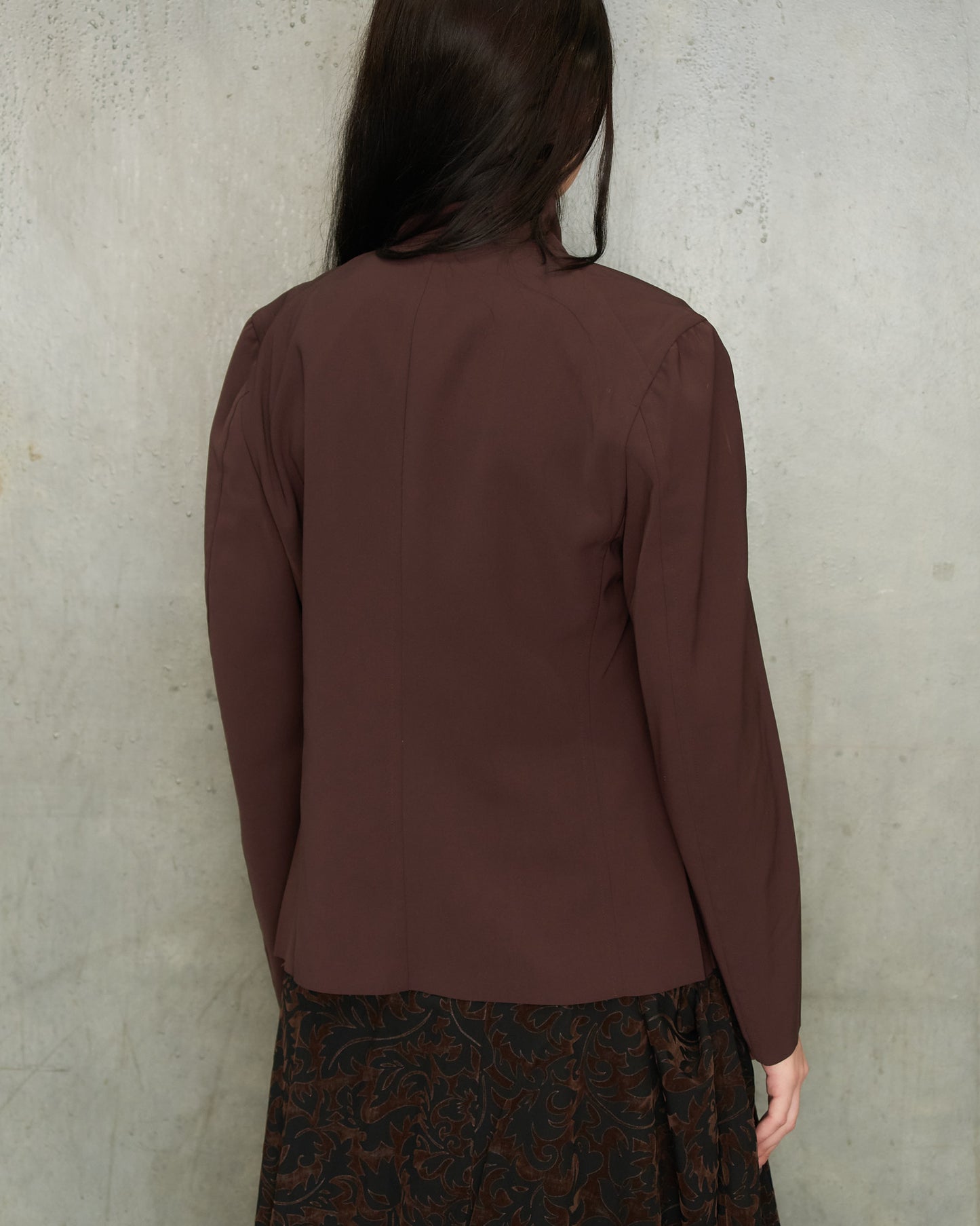 Comme des Garcons FW1998 Brown Lazer Cut Jacket