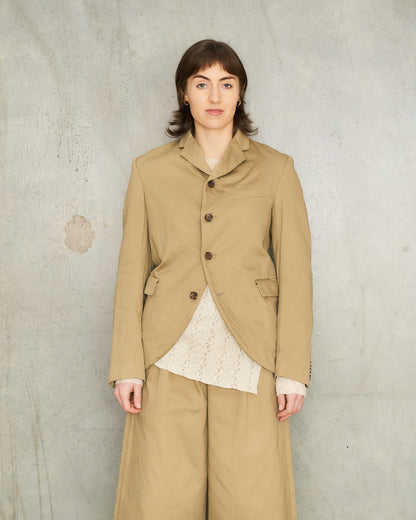Khaki Tailored Dart Jacket