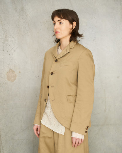 Khaki Tailored Dart Jacket