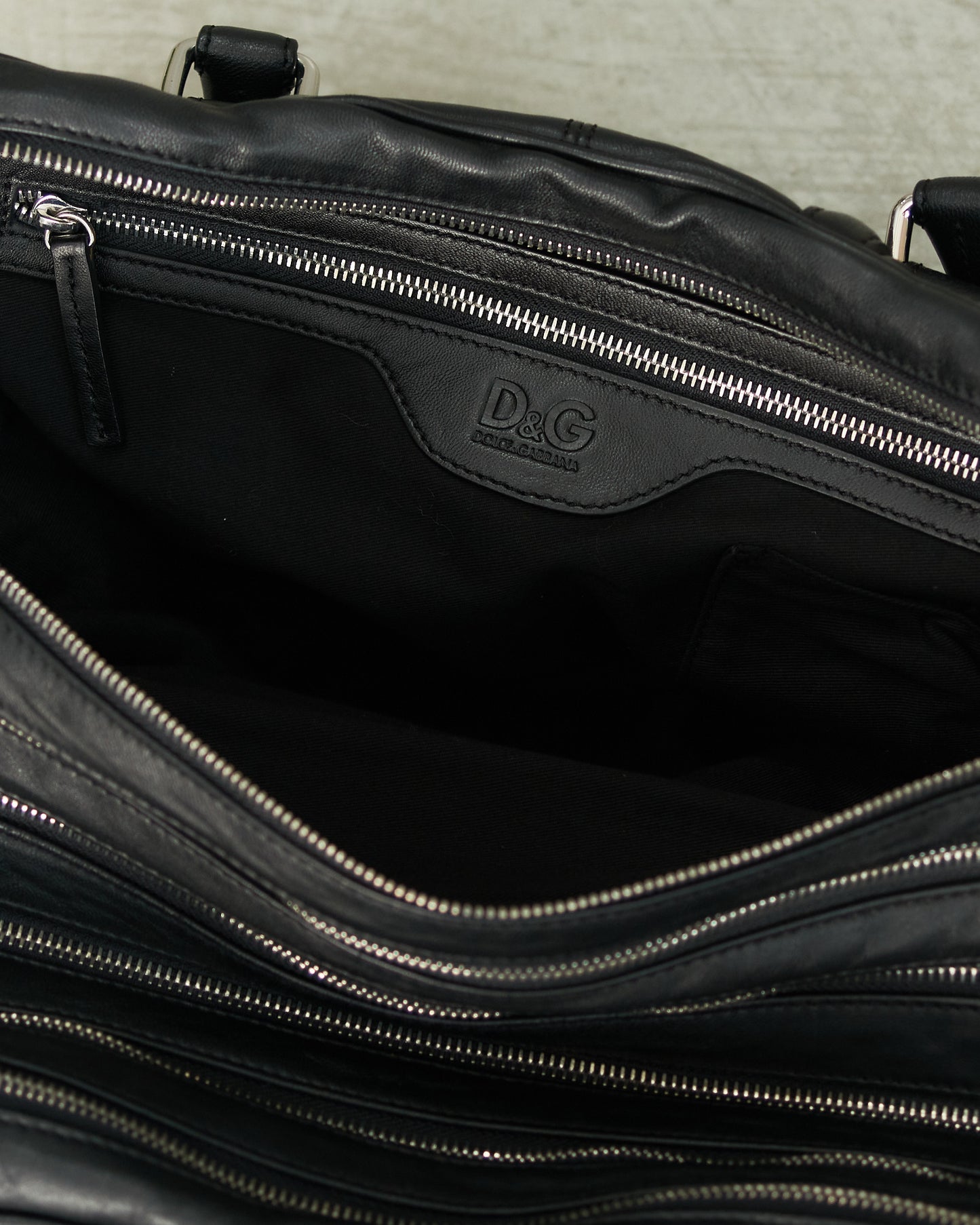 D&G Black Leather Bag 