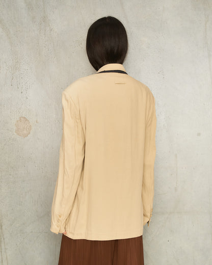 Jean Paul Gaultier Homme Beige Worker Jacket