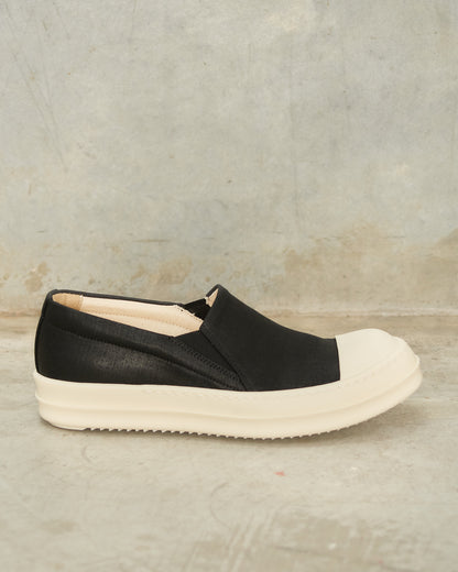 Black And Milk Boat Sneakers